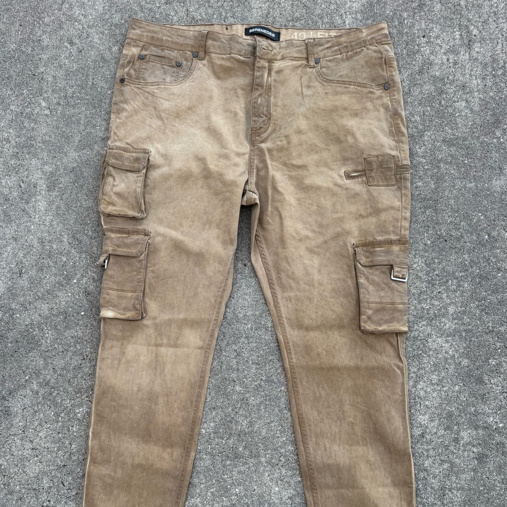 Serenede Tan Cargo Pants Size 40